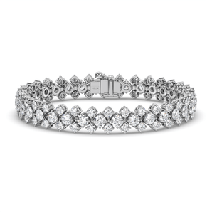 Constellation Tennis Bracelet - Komo Diamonds #color_white-gold