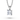 Princess Diamond Hidden Halo Pendant - Komo Diamonds #color_platinum