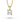 Princess Diamond Hidden Halo Pendant - Komo Diamonds #color_yellow-gold