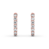 Lab Grown Diamond Hoop Earrings 
