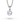 Round Diamond Side Halo Pendant - Komo Diamonds #color_platinum