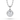 Round Diamond Halo Pendant - Komo Diamonds #color_platinum