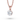 Round Diamond Side Halo Pendant - Komo Diamonds #color_rose-gold