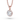 Round Diamond Halo Pendant - Komo Diamonds #color_rose-gold