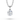 Round Diamond Side Halo Pendant - Komo Diamonds #color_white-gold