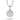 Round Diamond Flower Pendant - Komo Diamonds #color_white-gold