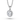 Round Diamond Flower Pendant - Komo Diamonds #color_white-gold