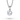 Round Diamond Side Halo Pendant - Komo Diamonds #color_white-gold