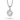 Round Diamond Halo Pendant - Komo Diamonds #color_white-gold