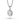 Round Diamond Double Halo Pendant - Komo Diamonds #color_platinum