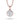 Round Diamond Double Halo Pendant - Komo Diamonds #color_rose-gold