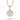 Round Diamond Double Halo Pendant - Komo Diamonds #color_yellow-gold