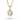 Round Diamond Double Halo Pendant - Komo Diamonds #color_yellow-gold