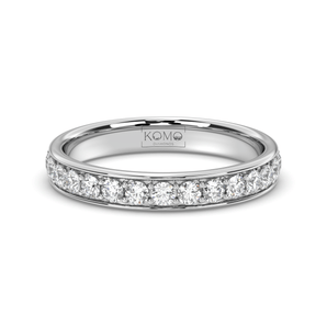 Chanel Wedding Diamond Ring - Komo Diamonds #color_white-gold