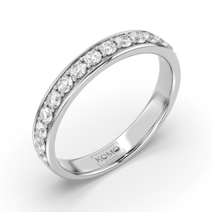 Chanel Wedding Diamond Ring - Komo Diamonds #color_white-gold