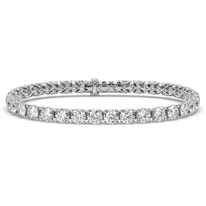 Spider Diamond Tennis Bracelet 16 carat - Komo Diamonds #color_white-gold