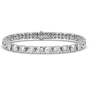 Spider Diamond Tennis Bracelet 26.00 carat - Komo Diamonds #color_white-gold