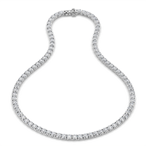 Spider Diamond Tennis Necklace 26.5 carat - Komo Diamonds #color_white-gold