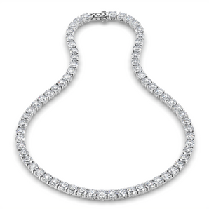 Spider Diamond Tennis Necklace 43.0 carat - Komo Diamonds #color_white-gold