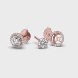 Lab Grown Diamond Stud Earrings 